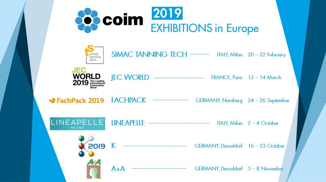 Shows 2019 in Europe